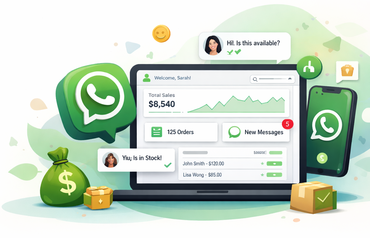 Shopify Store Dashboard with WhatsApp Integration